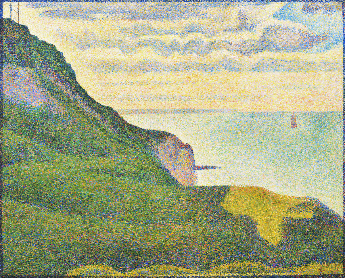 Seascape at Port-en-Bessin, Normandy — Georges Seurat