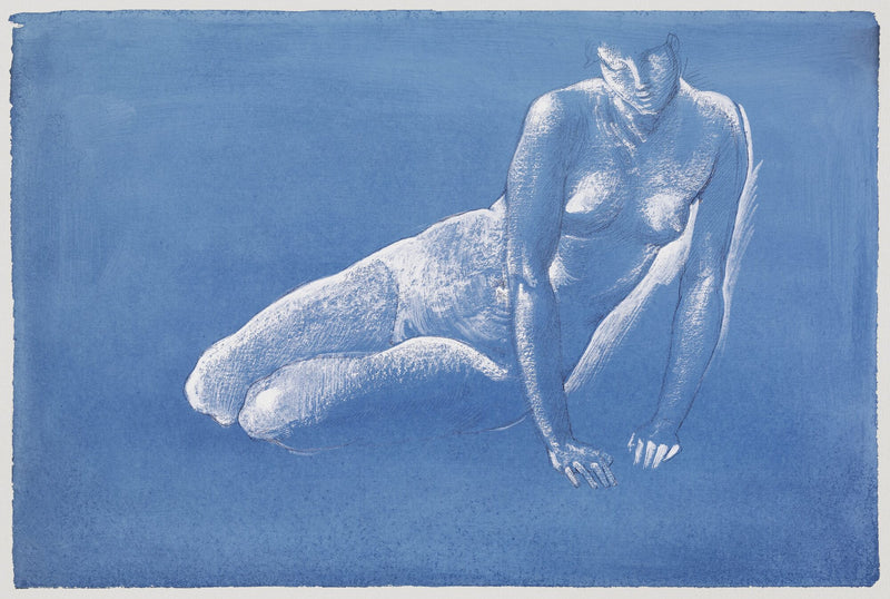 Nude Study of Medusa for The Death of Medusa I — Edward Burne-Jones
