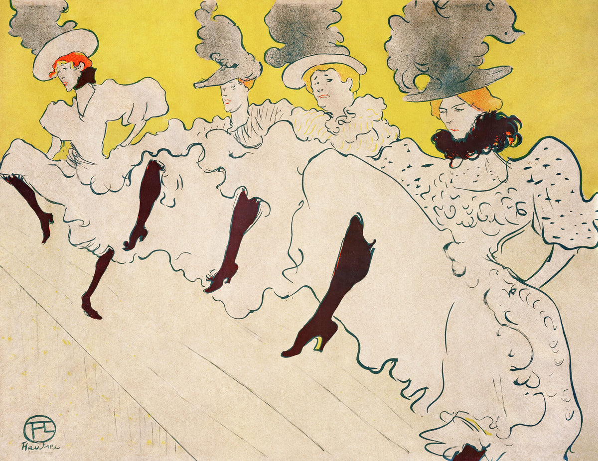 Mademoiselle Eglantine's Troupe — Henri de Toulouse-Lautrec