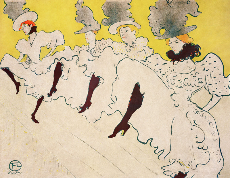 Mademoiselle Eglantine's Troupe — Henri de Toulouse-Lautrec