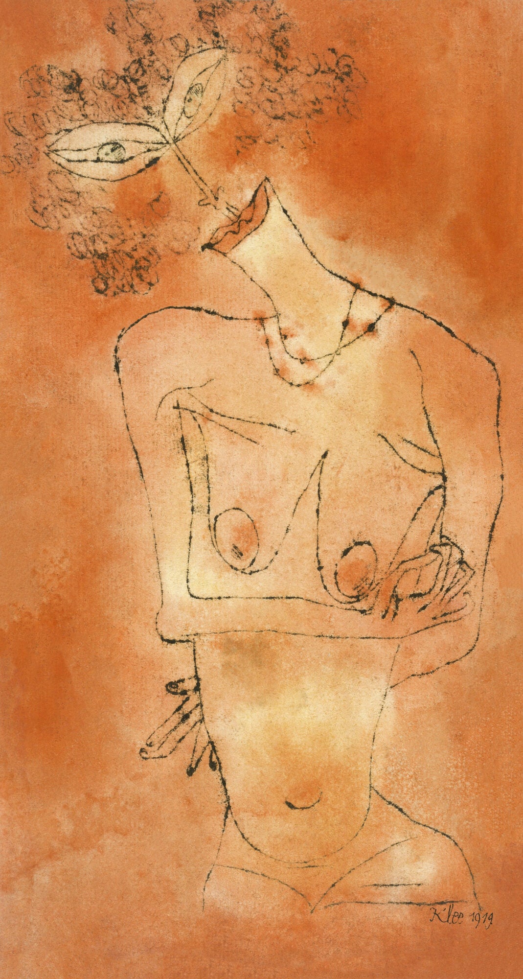 Lady Inclining Her Head — Paul Klee