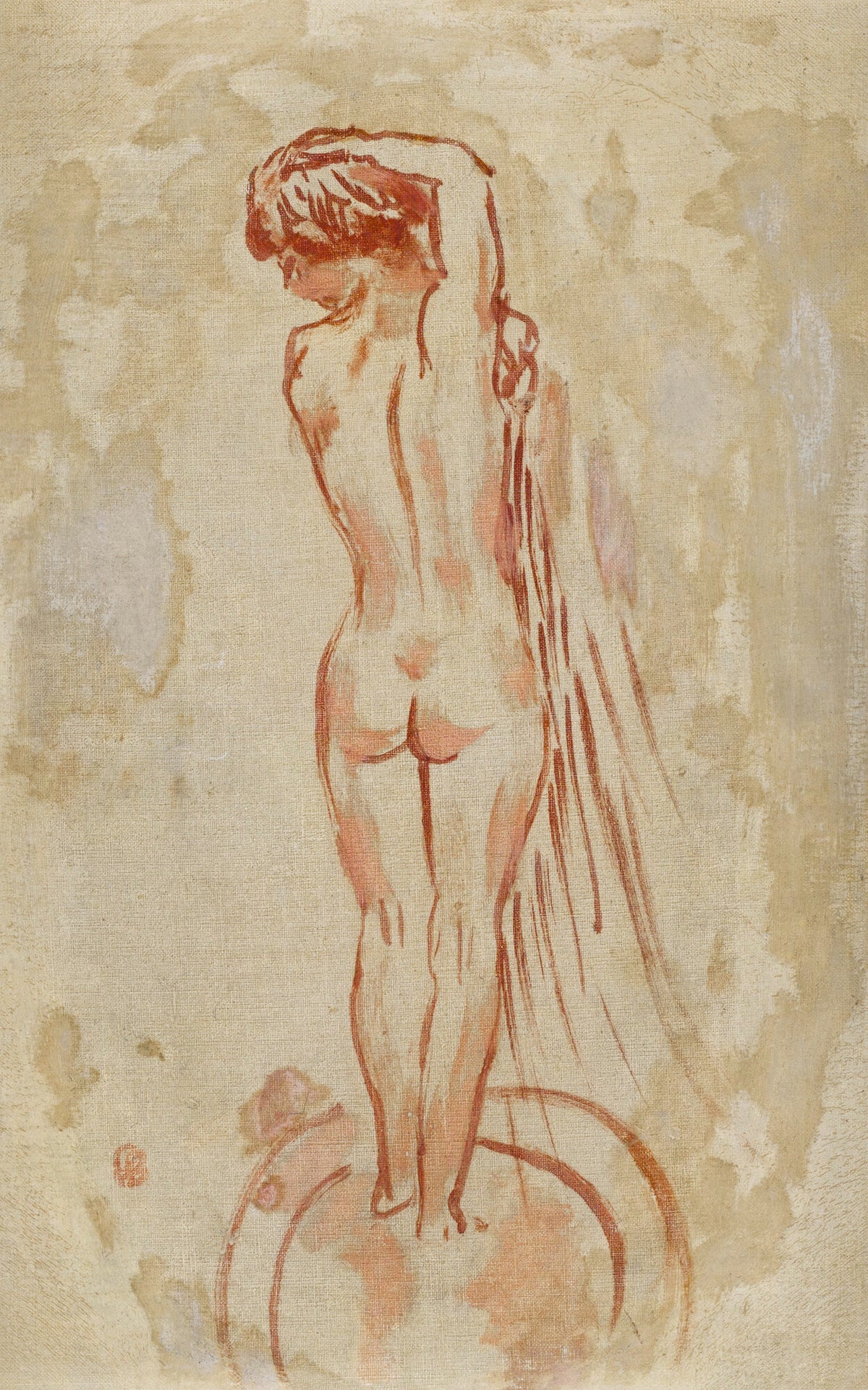 Back nude — Pierre Bonnard