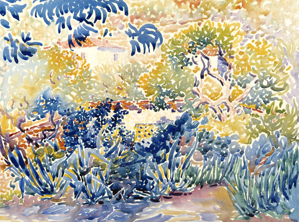 The Artist's Garden at Saint-Clair — Henri-Edmond Cross