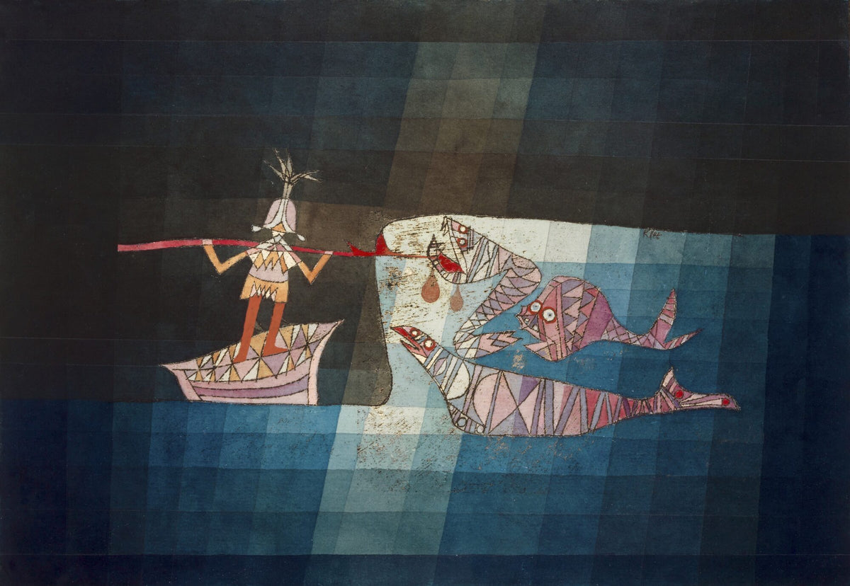 Battle scene from the opera The Seafarers — Paul Klee