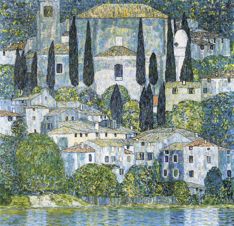 Kirche in Cassone, Church in Cassone — Gustav Klimt