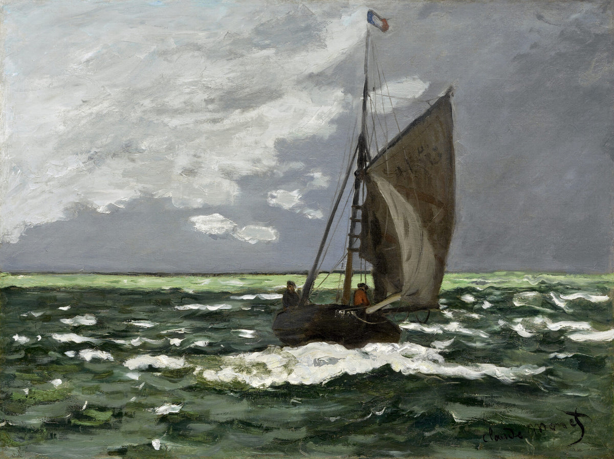 Seascape, Storm — Claude Monet
