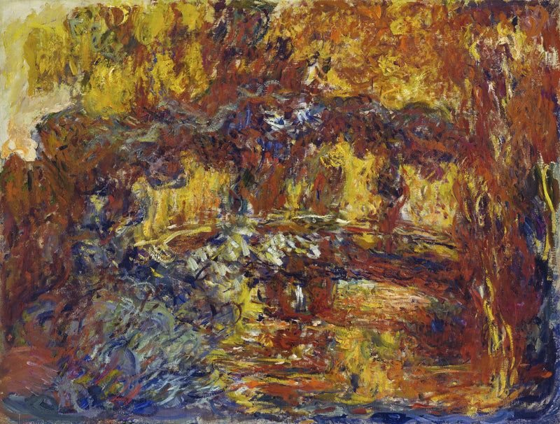 The Japanese Footbridge — Claude Monet