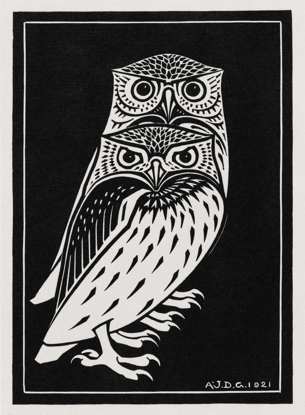 Two owls — Julie de Graag