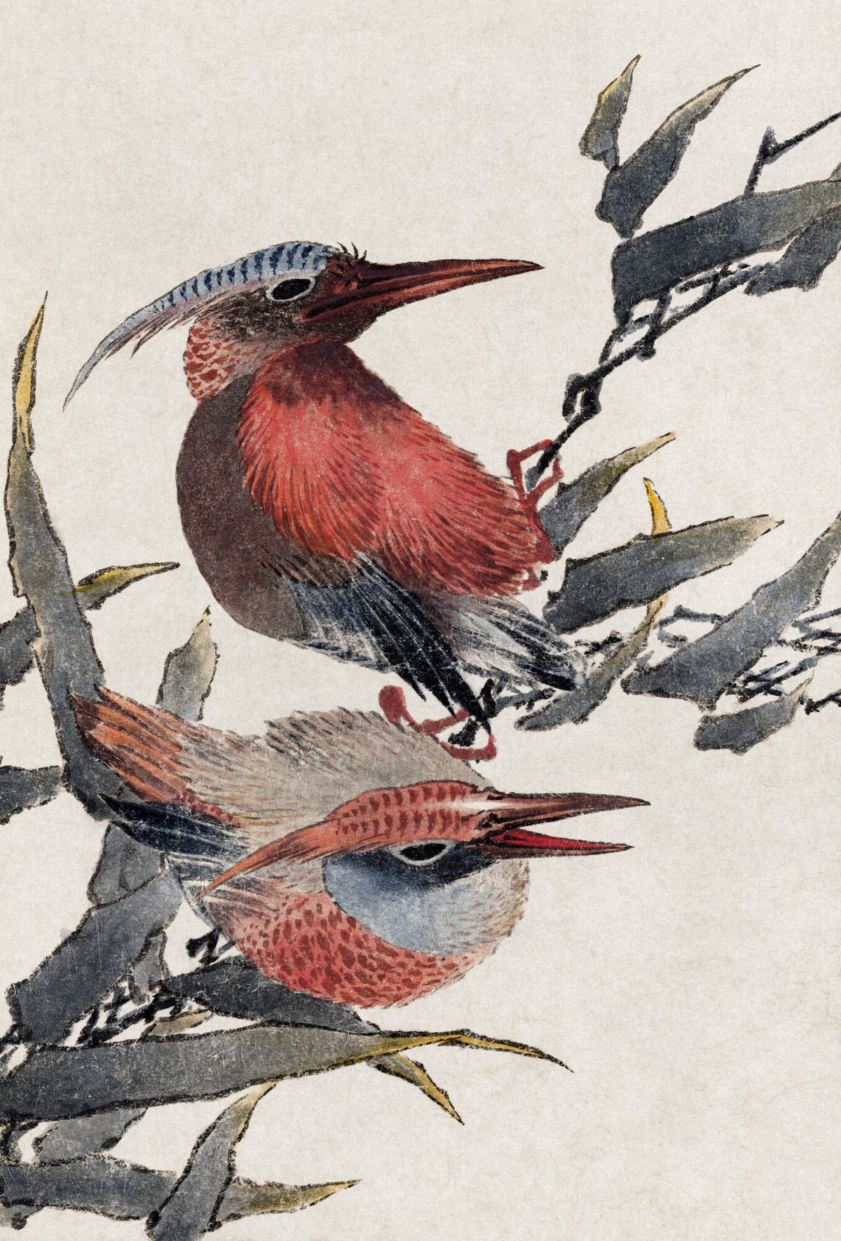 Birds, from Album of Sketches — Katsushika Hokusai