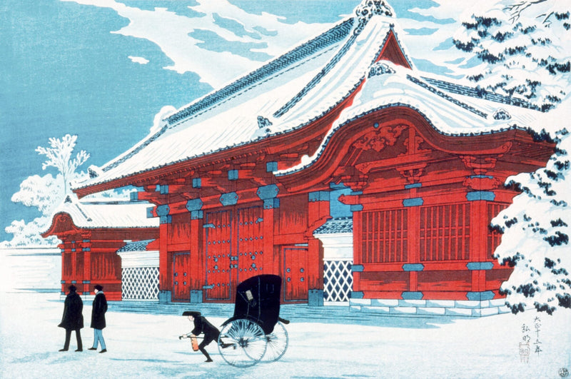 The Red Gate of Hongo in Snow — Hiroaki Takahashi