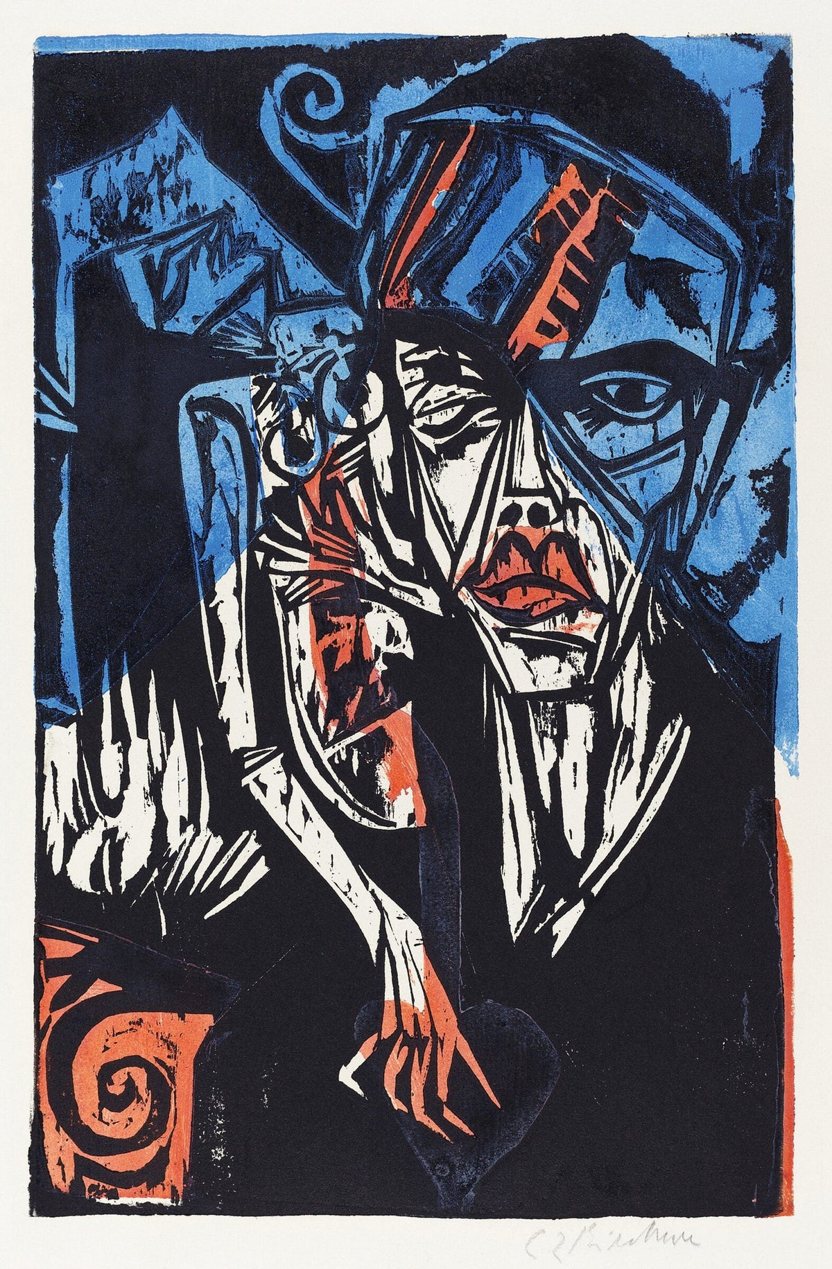 Peter Schlemihl's Wondrous Story: Battles. The Agonies of Love — Ernst Ludwig Kirchner