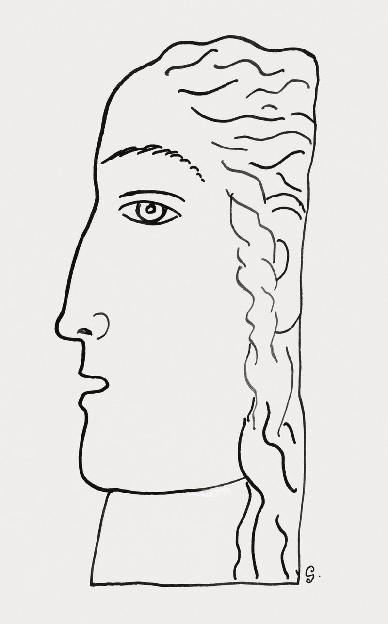 Woman head — Leo Gestel