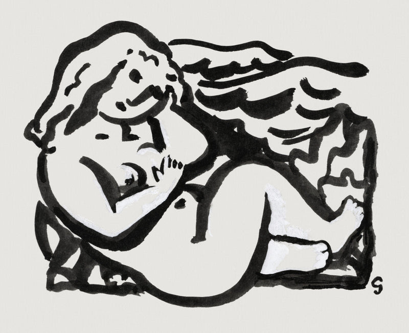 Seated Female Nude — Leo Gestel