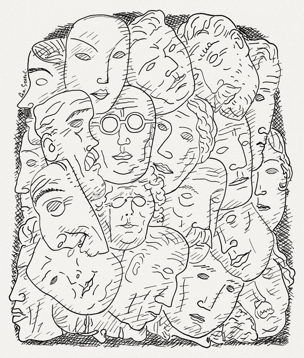 Maskers — Leo Gestel