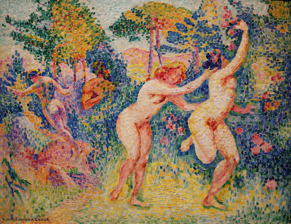 The Flight of the Nymphs (La Fuite des nymphes) — Henri-Edmond Cross