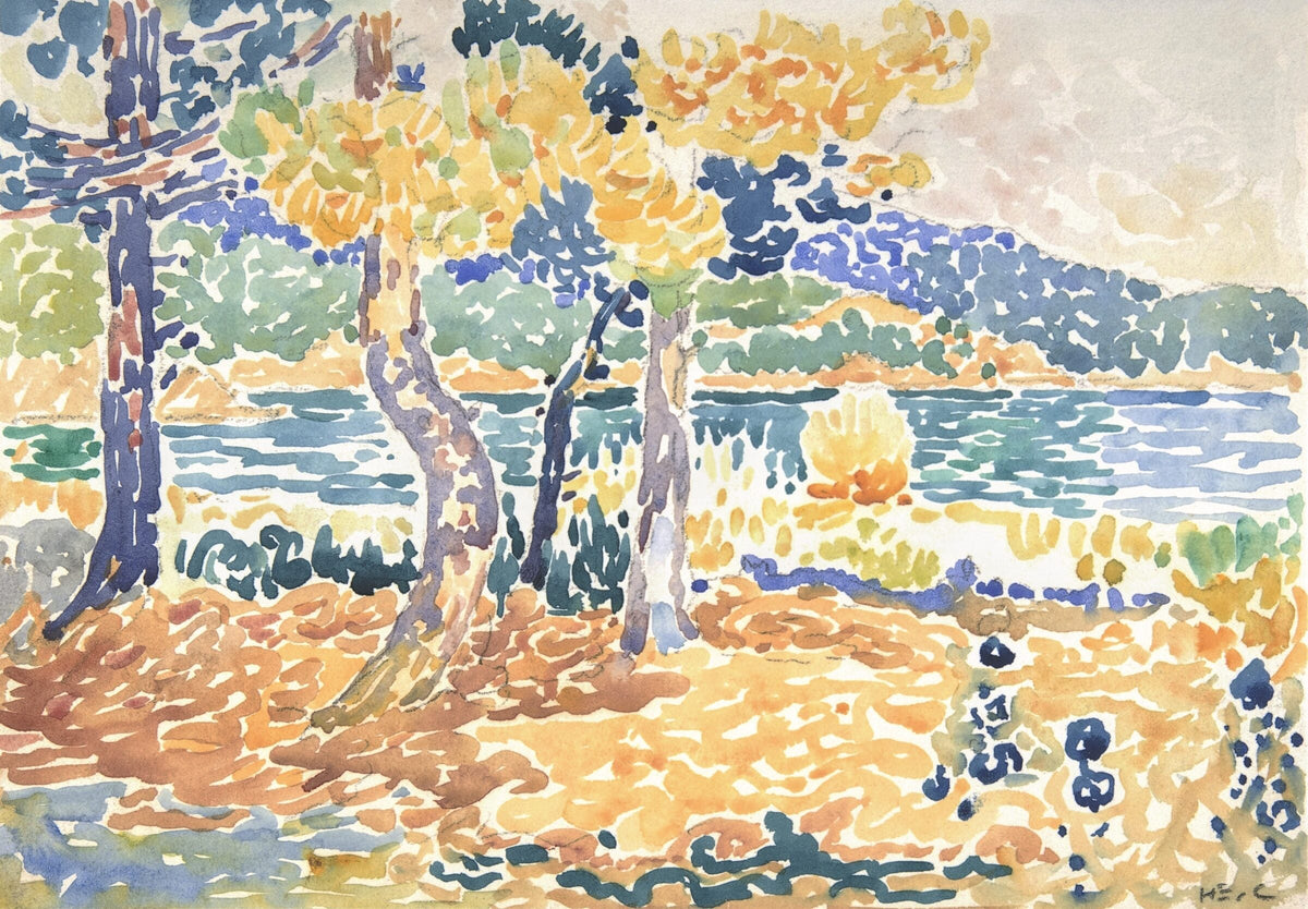 Pines on the Coastline — Henri-Edmond Cross
