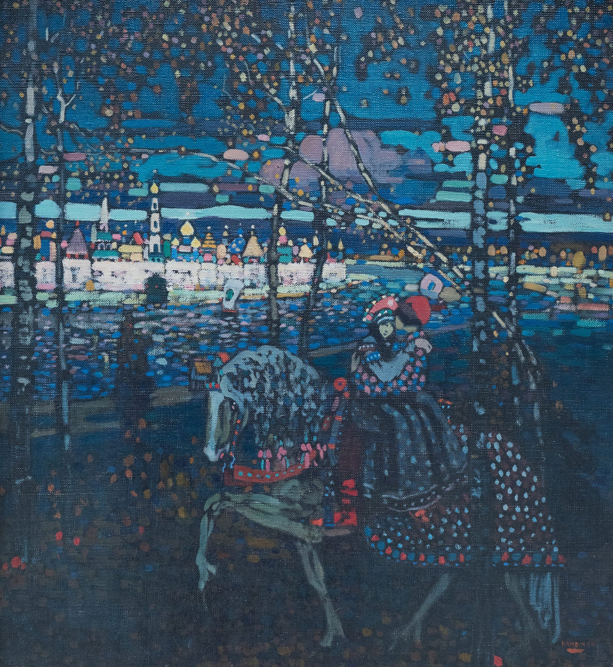 Riding couple — Wassily Kandinsky