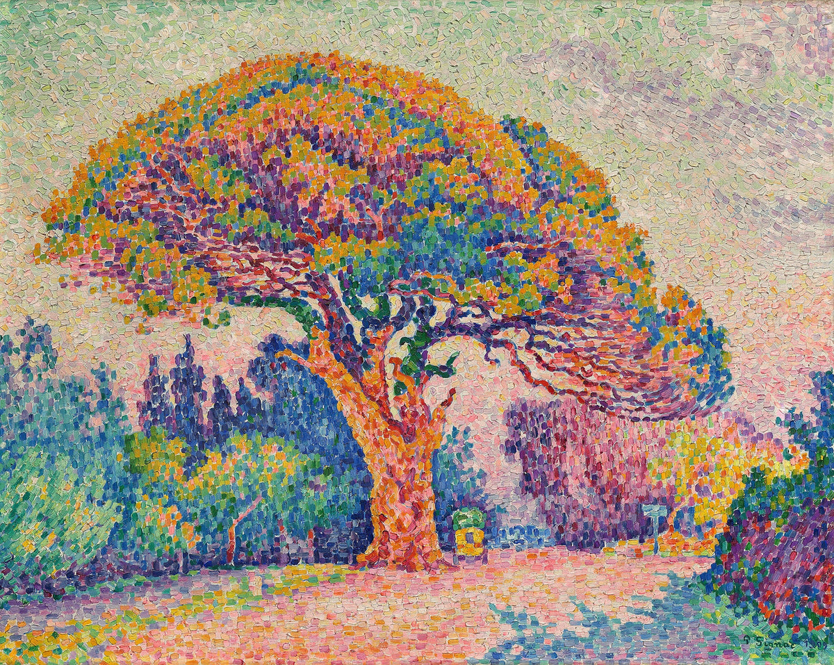 The Pine Tree at Saint Tropez — Paul Signac