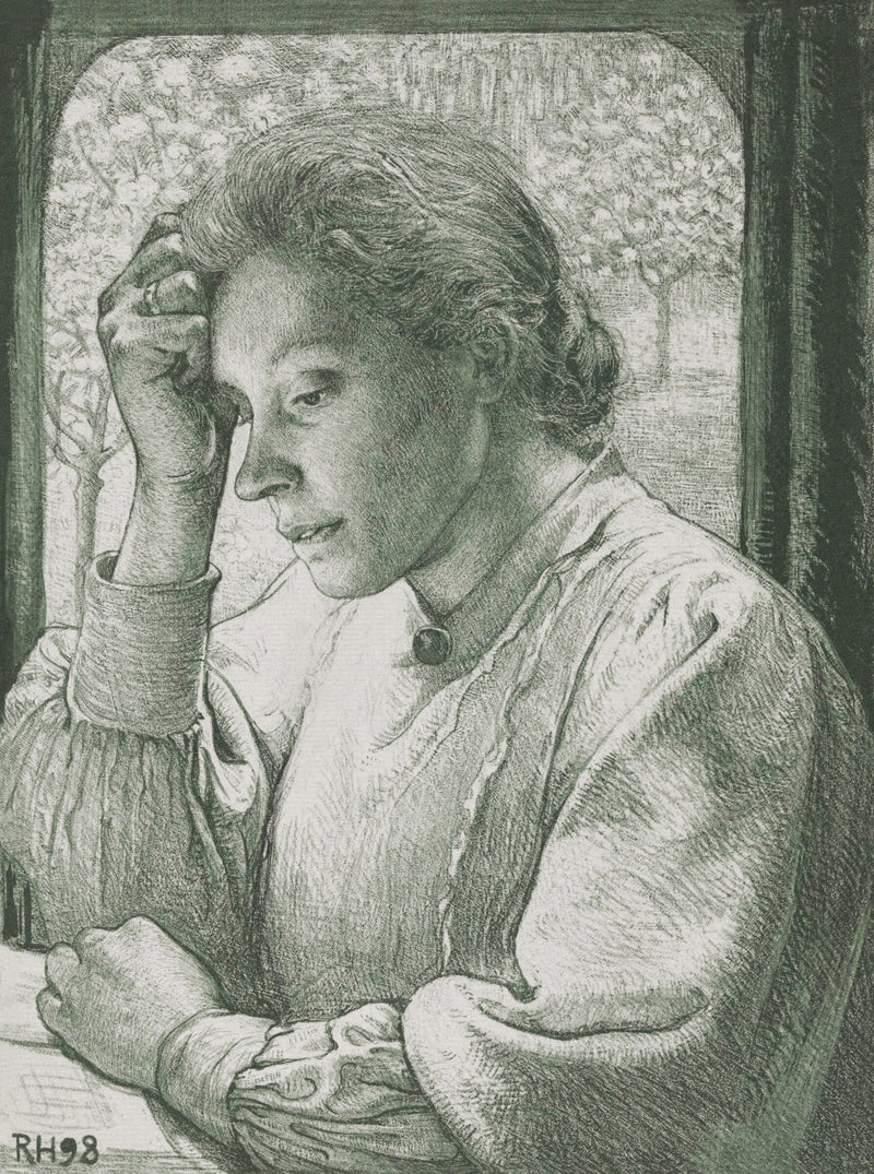 Portrait of Henriëtte Roland Holst-van der Schalk — Richard Roland Holst