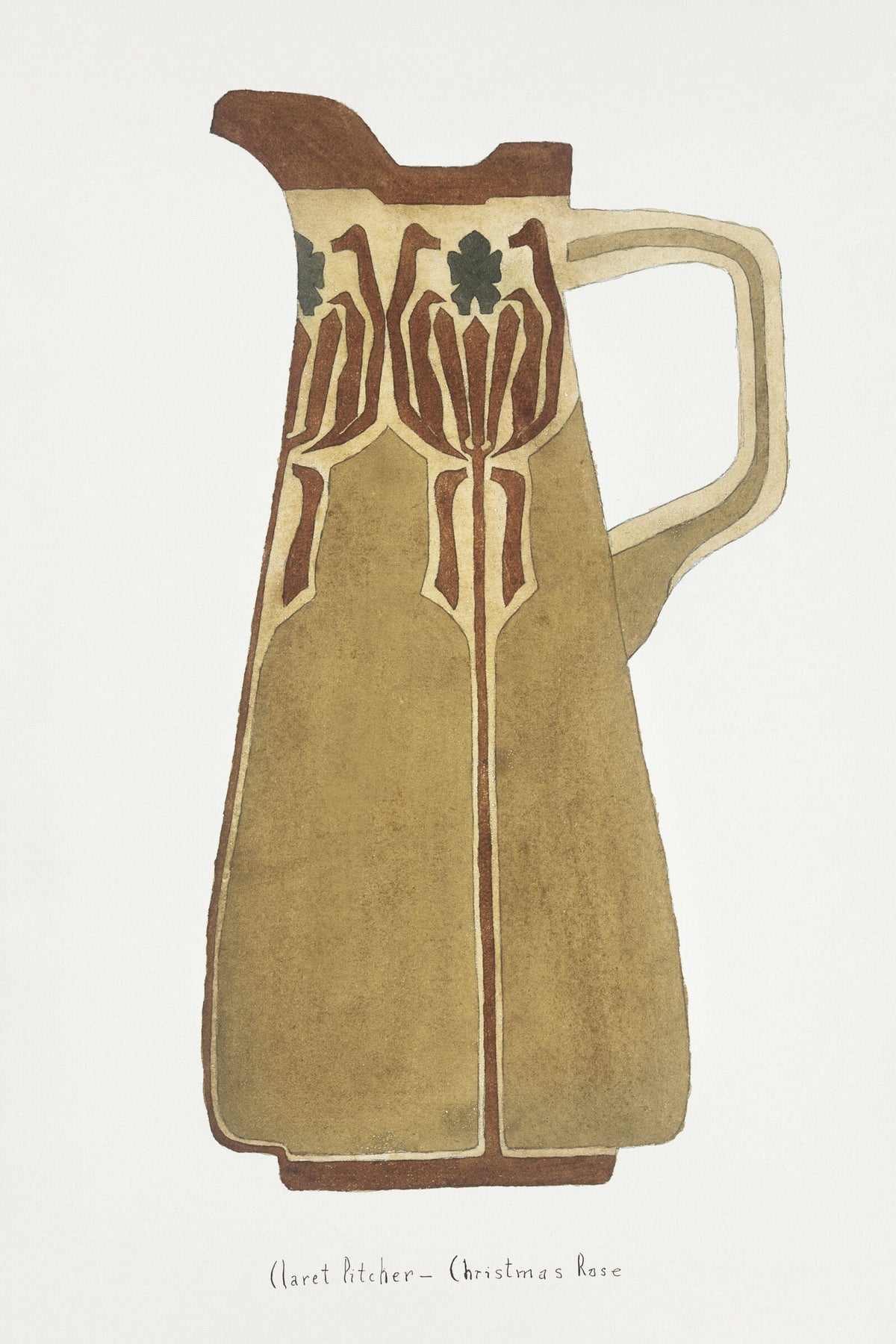 Claret Pitcher-Christmas Rose — Hannah Borger Overbeck