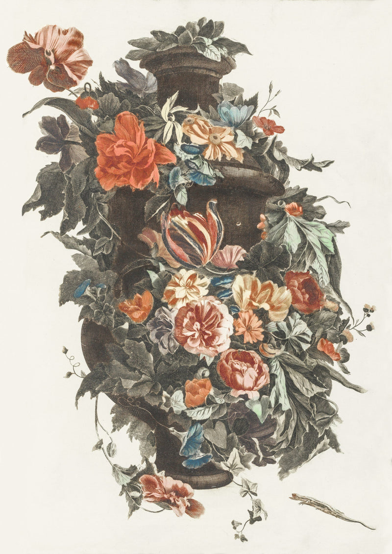 Vase with a Floral Garland — Anonymous, supervised by Johan Teyler