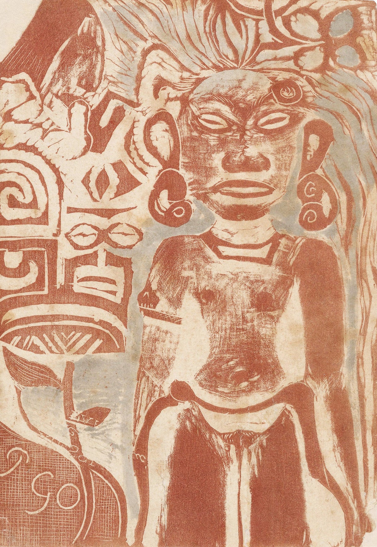 Tahitian Idol — the Goddess Hina — Paul Gauguin