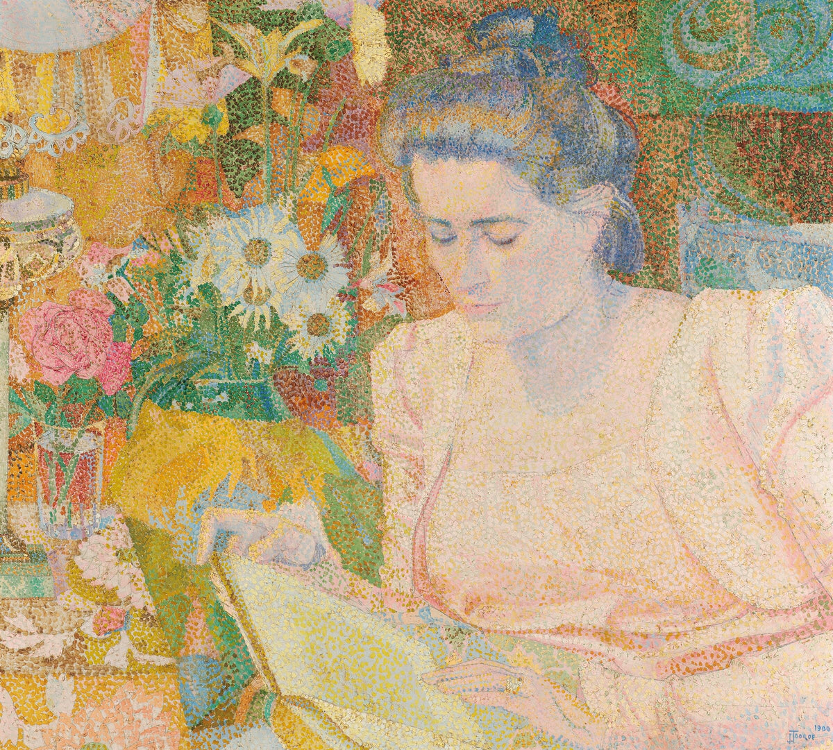 Portrait of Mrs Marie Jeannette de Lange — Jan Toorop