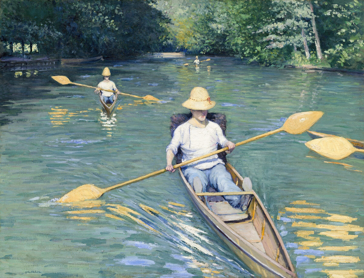 Skiffs — Gustave Caillebotte