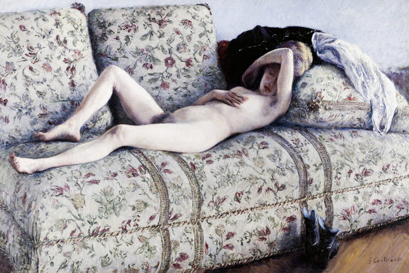 Nude on a Couch — Gustave Caillebotte