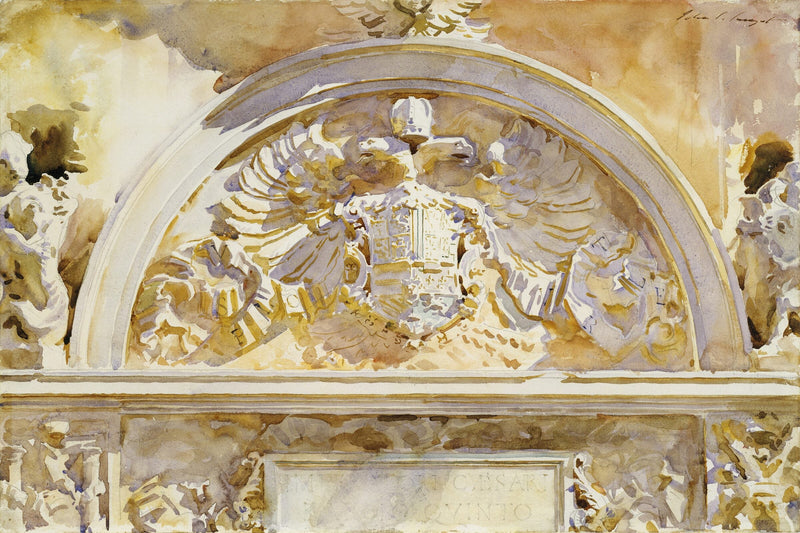 Escutcheon of Charles V of Spain — John Singer Sargent