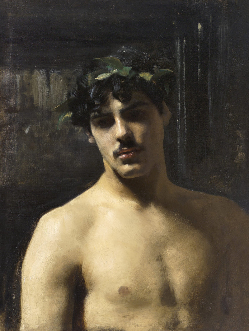 Man Wearing Laurels — John Singer Sargent