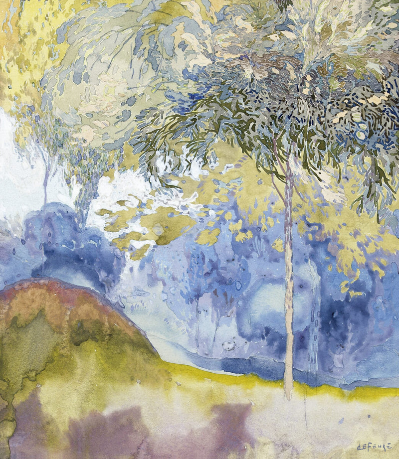 Boomrijk landschap — Georges de Feure