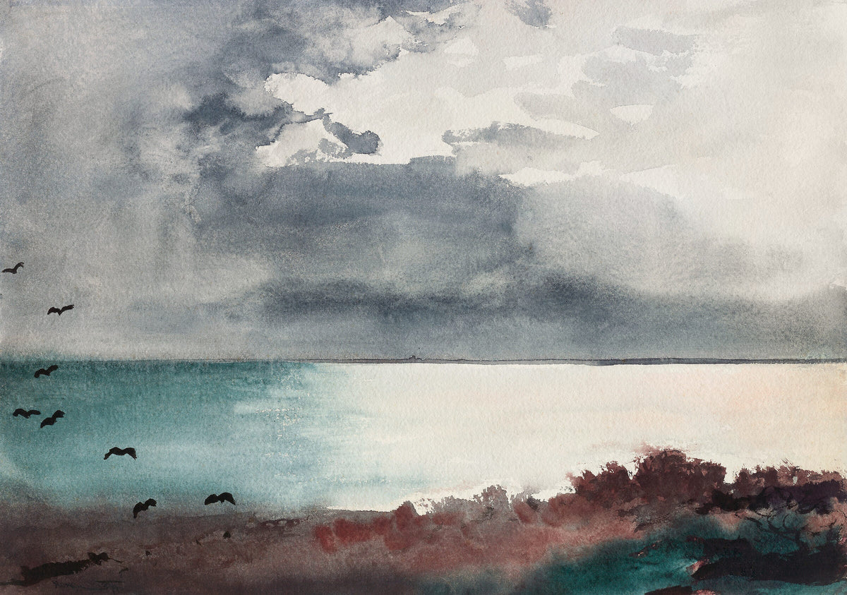 Breaking Storm, Coast of Maine — Winslow Homer