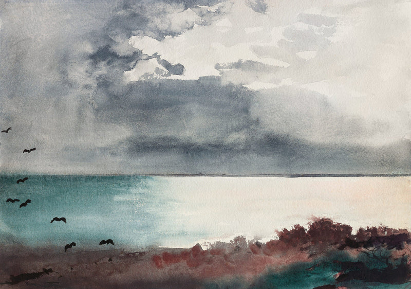 Breaking Storm, Coast of Maine — Winslow Homer