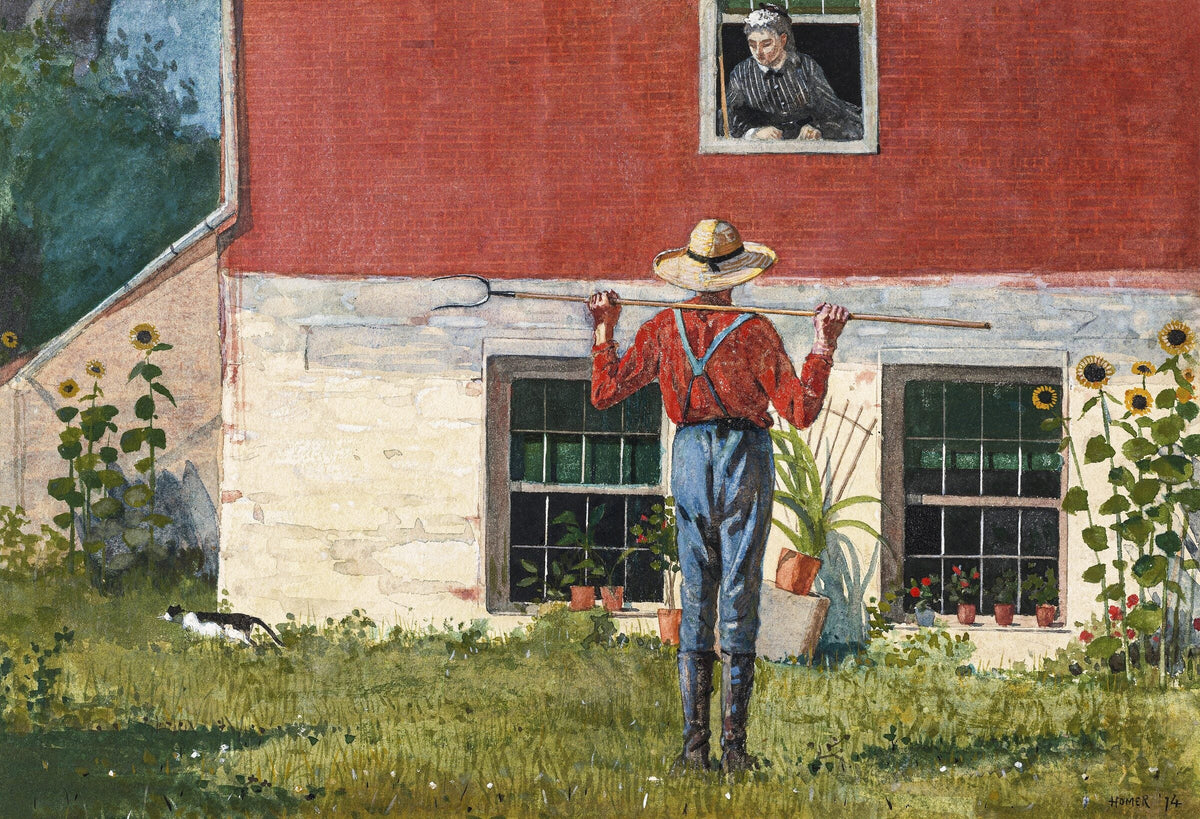 In the Garden — Winslow Homer
