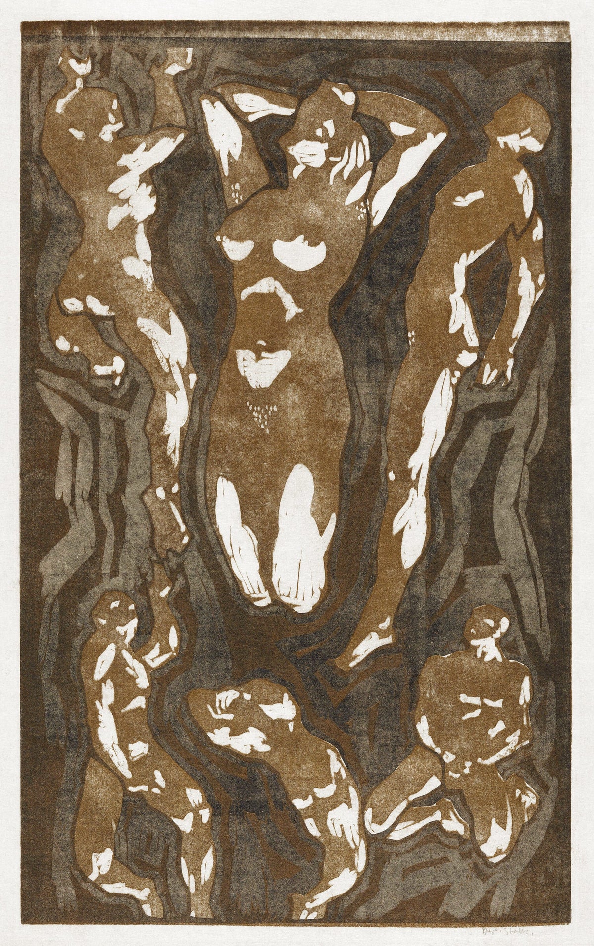 Composition with Six Human Figures — Reijer Stolk