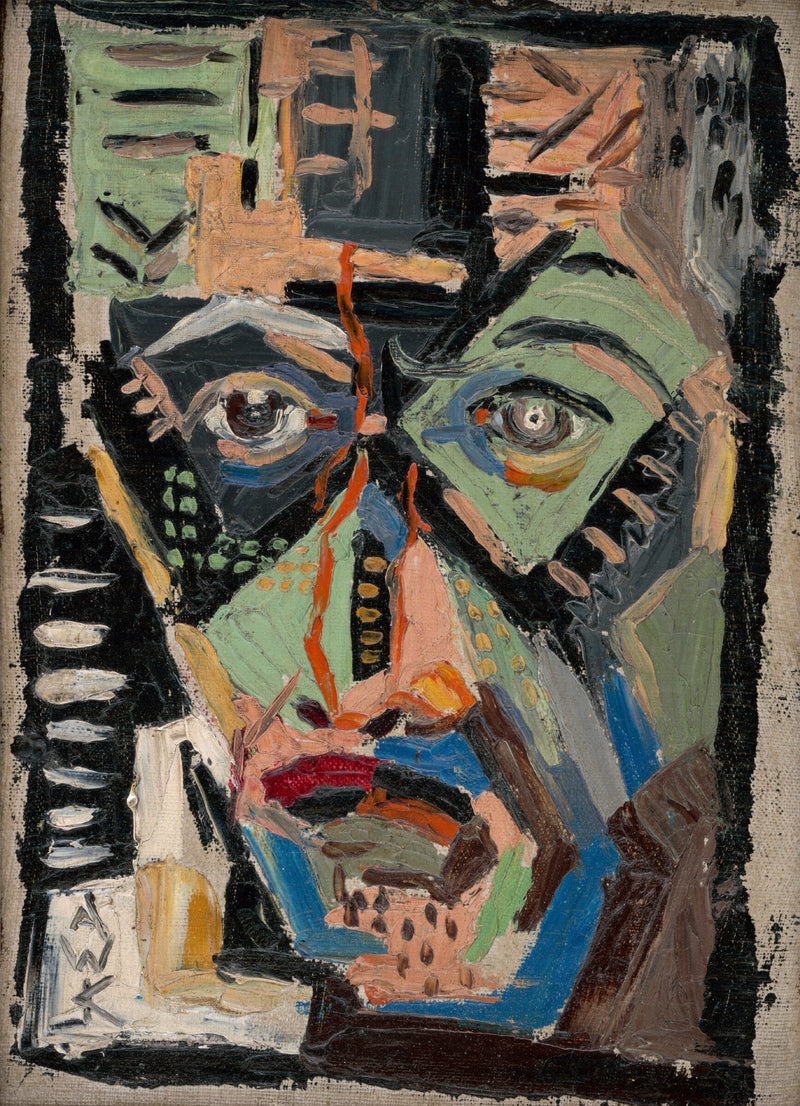 Man's Face — Arnold Peter Weisz-Kubínčan