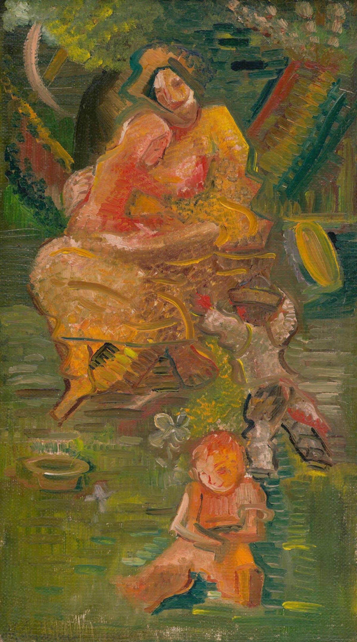 Mother with Children — Arnold Peter Weisz-Kubínčan