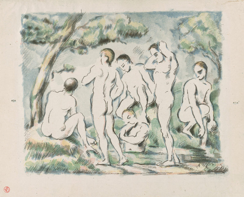 Small Bathers — Paul Cézanne