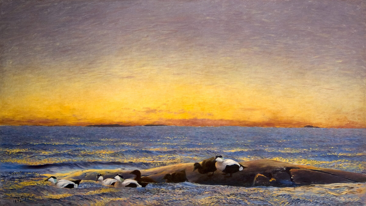 Morning Mood by the Sea — Bruno Liljefors