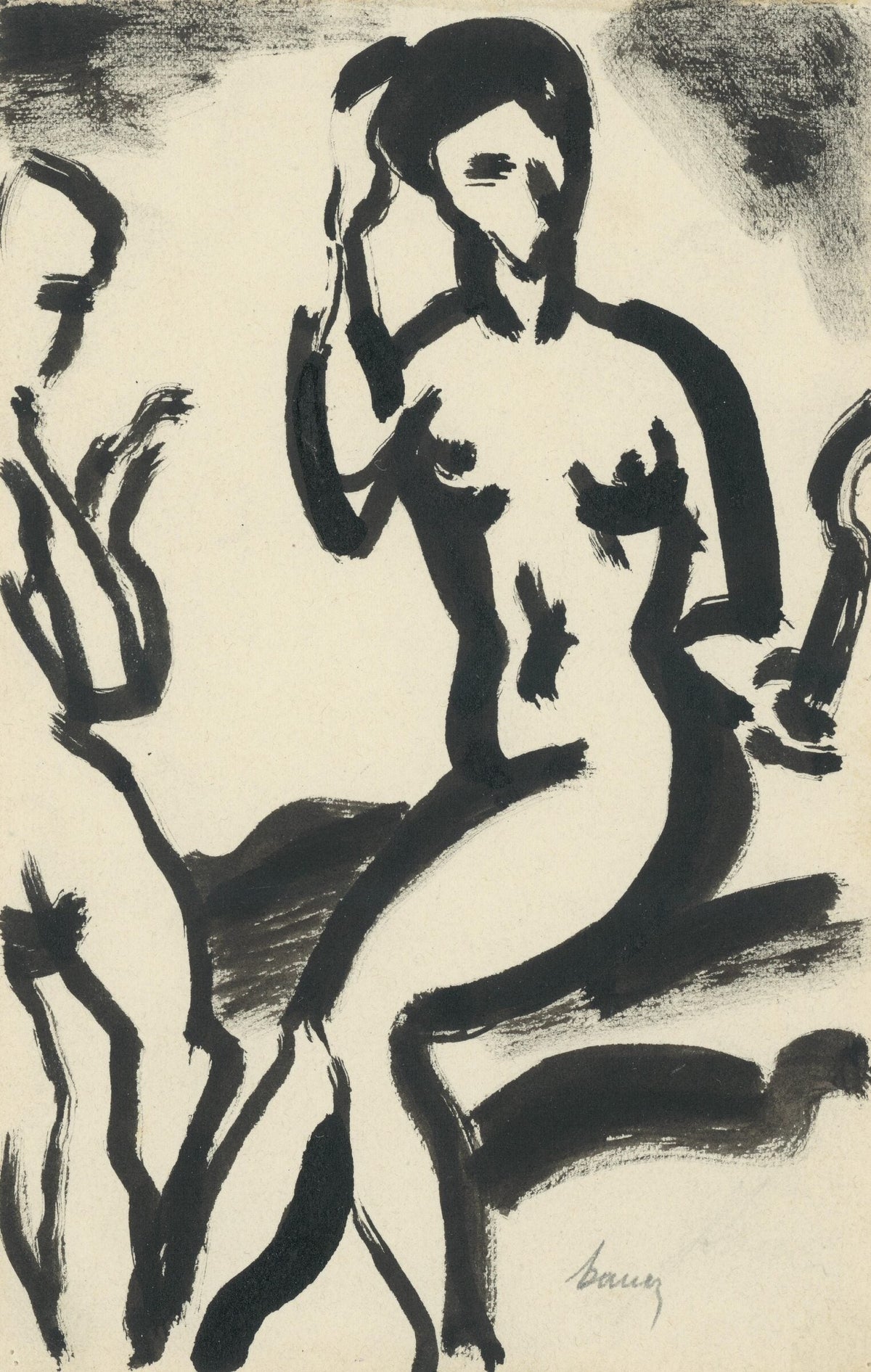 Female Nude — Konštantín Bauer