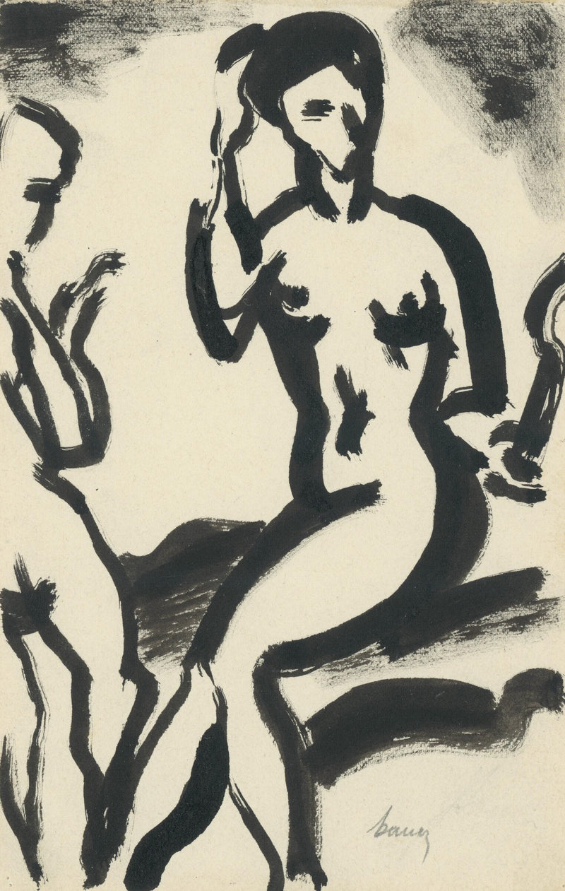 Female Nude — Konštantín Bauer