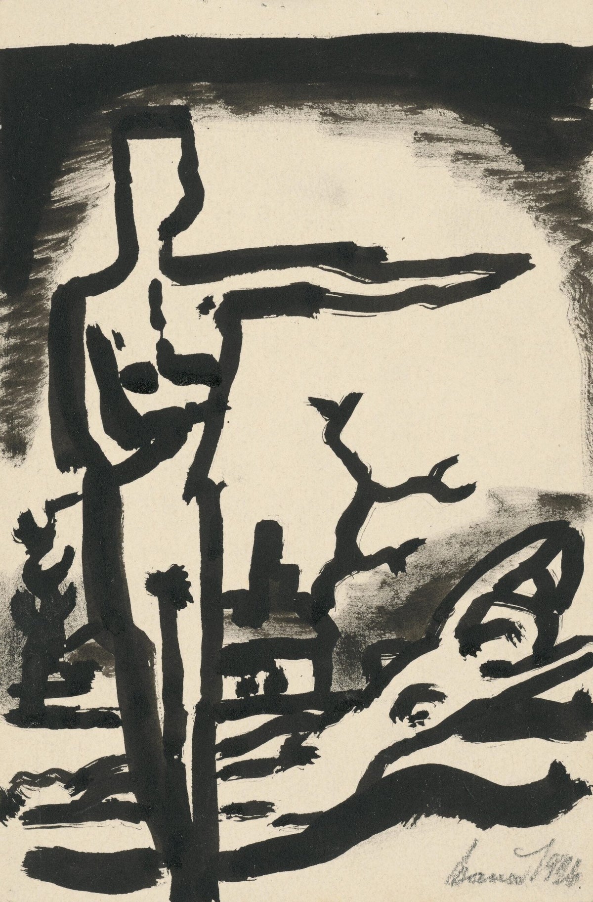 Figurative Composition — Konštantín Bauer