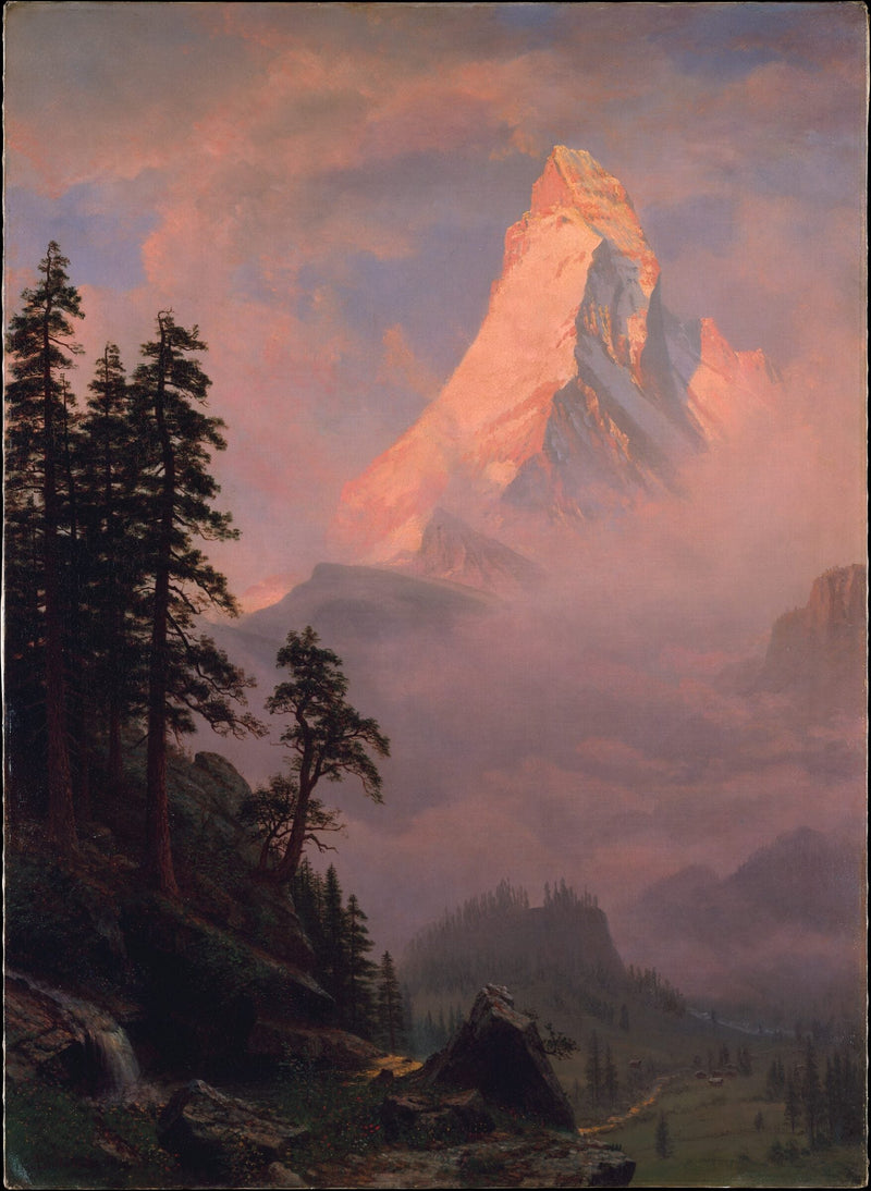 Sunrise on the Matterhorn — Albert Bierstadt