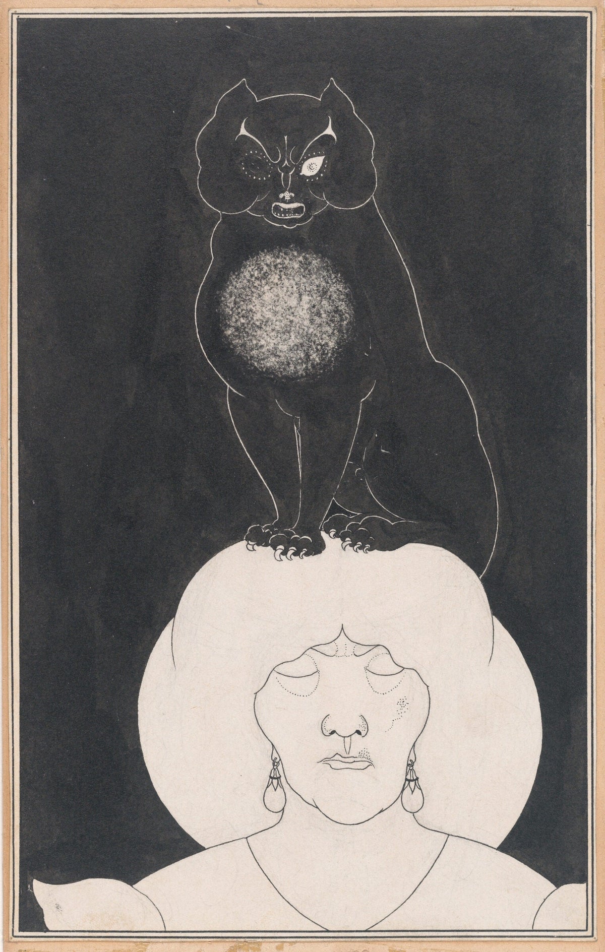 The Black Cat — Aubrey Beardsley