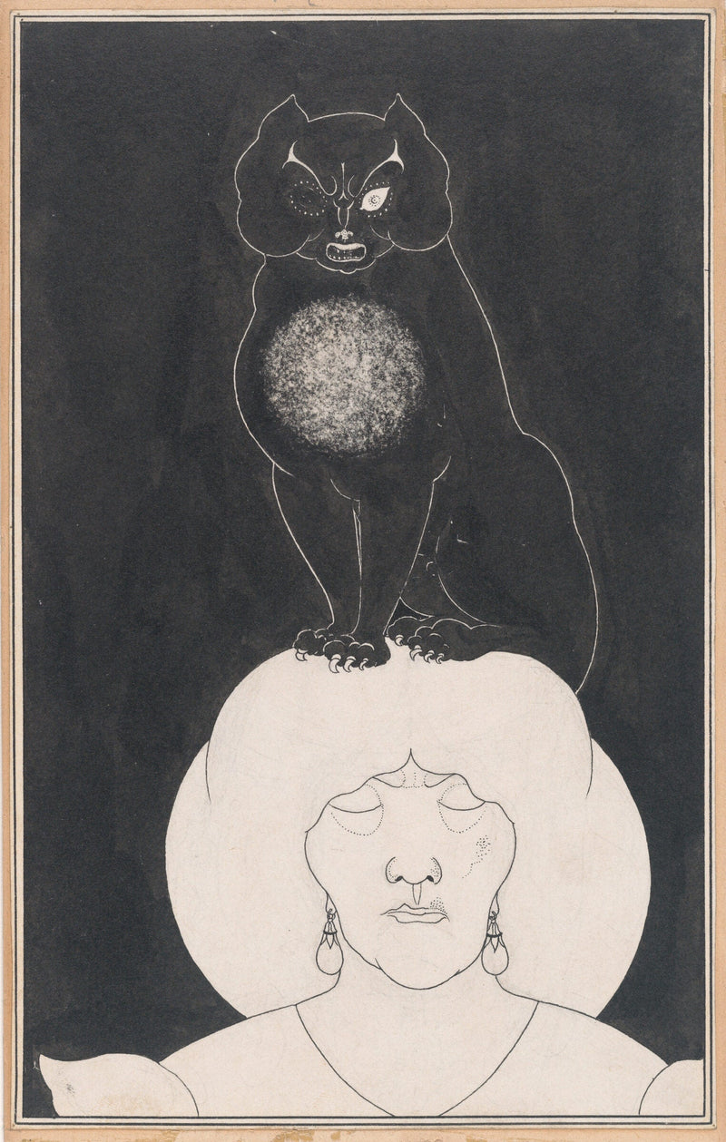 The Black Cat — Aubrey Beardsley