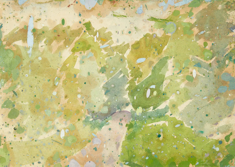 Color Study for Road Through the Forest — Edvard Weie