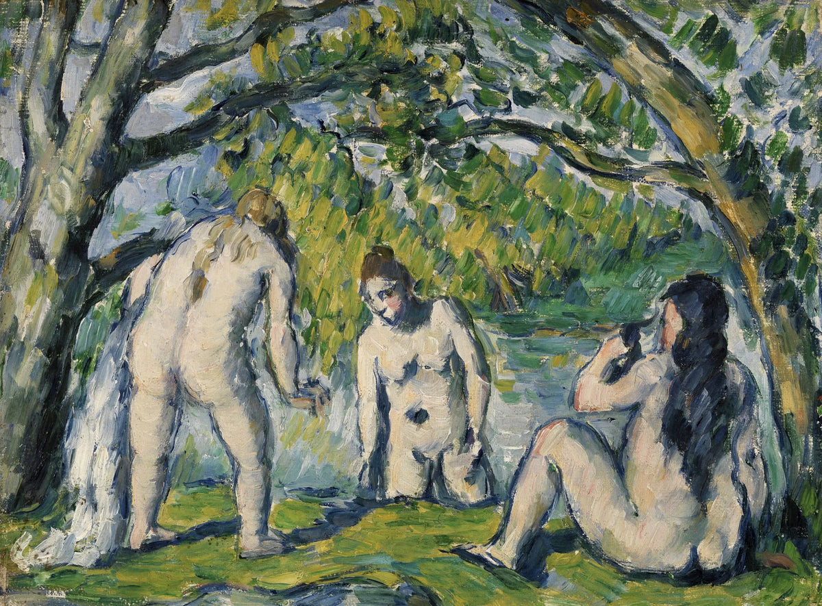 Three Bathers — Paul Cézanne