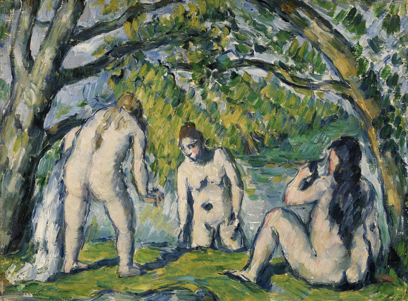 Three Bathers — Paul Cézanne