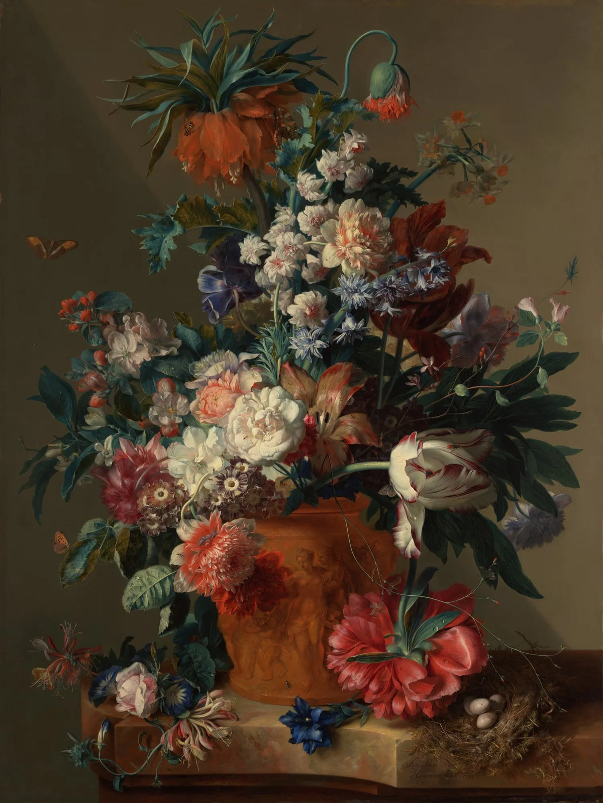 Vase of Flowers — Jan van Huysum